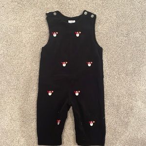 Adorable corduroy snowman outfit